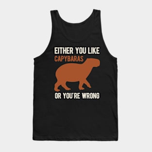 Funny Capybara Tank Top